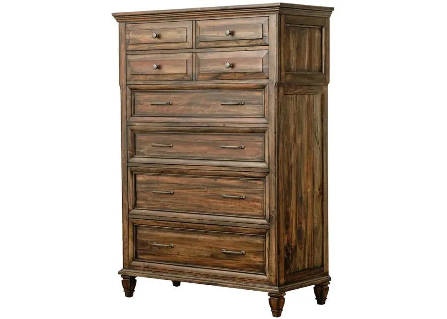 AVENUE CHEST WEATHERED BURNISHED BROWN