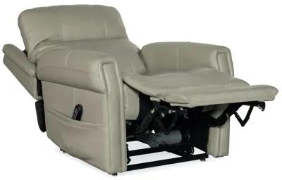 CARROLL MILTON FOG POWER LEATHER RECLINER WITH POWER HEADREST LUMBAR & LIFT