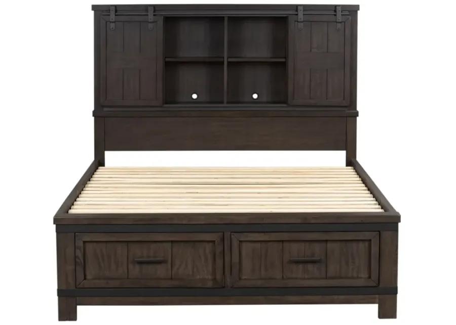 KING BOOKCASE BED - THORNWOOD HILLS