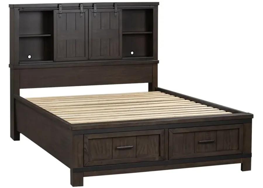 KING BOOKCASE BED - THORNWOOD HILLS