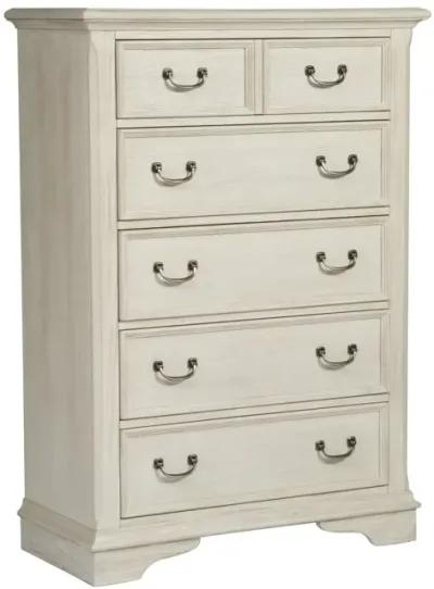 Liberty Furniture Complete Queen Bedroom Set Panel Bed, Dresser, Mirror, Chest & Nightstand Bayside