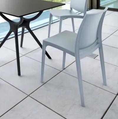 MAYA DINING CHAIR SILVER