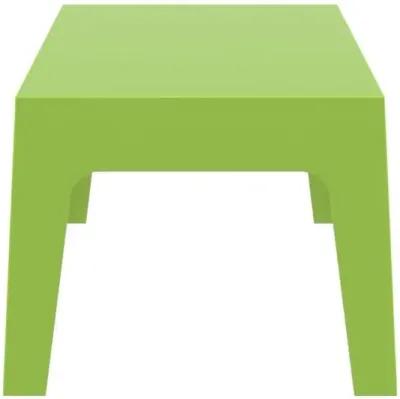 Box Resin Outdoor Coffee Table Tropical Green