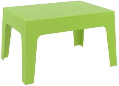 Box Resin Outdoor Coffee Table Tropical Green