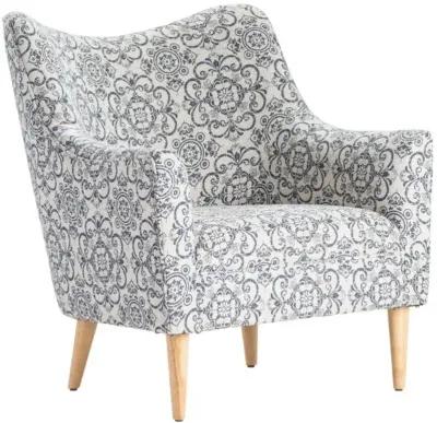 Crestview Huntington Blue Armchair