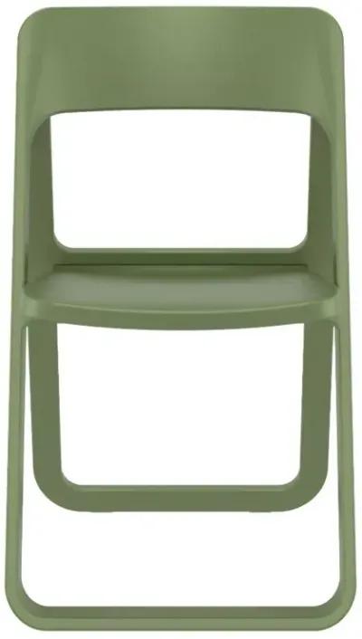 Compamia Dream Folding Outdoor Patio Chair Olive Green