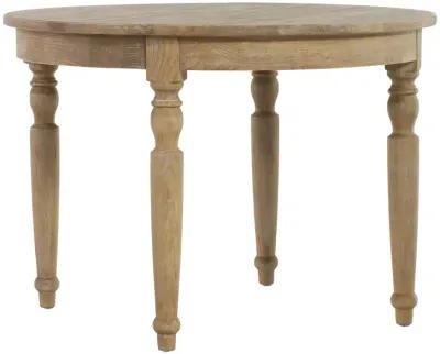 Linon Avalon Light Natural Brown Round Table