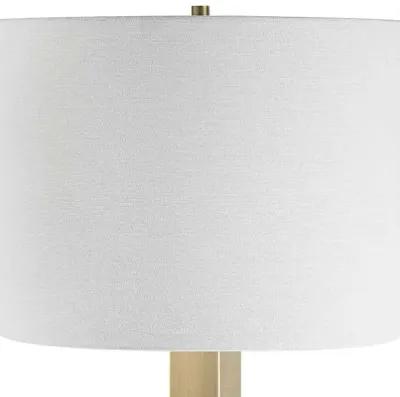 Uttermost Duomo Brass/White Table Lamp