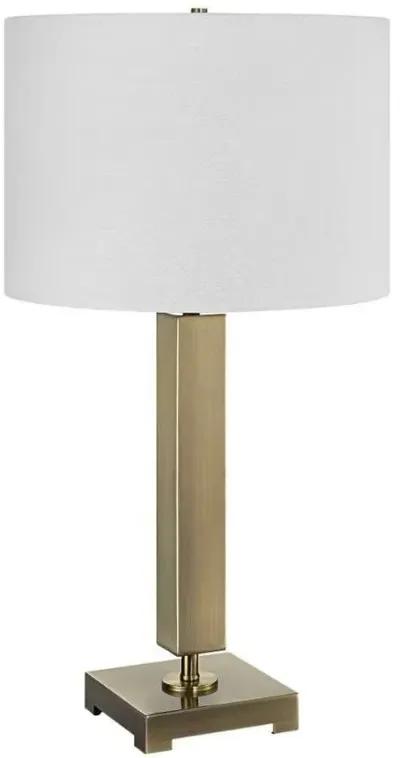 Uttermost Duomo Brass/White Table Lamp