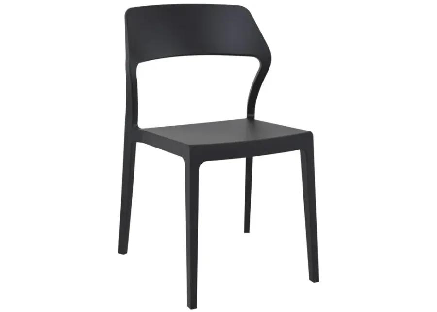 SNOW DINING CHAIR BLACK