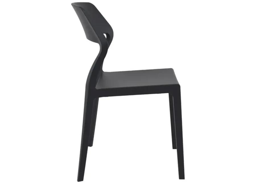 SNOW DINING CHAIR BLACK