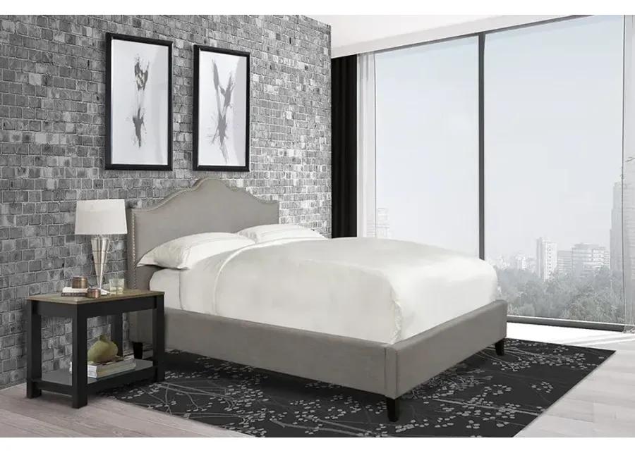 KING BED (GREY) FALSTAF - GREY JAMIE