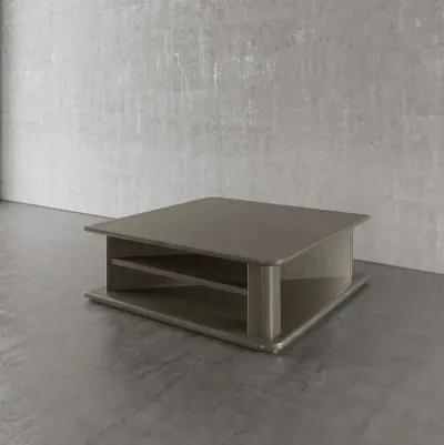 Casa Inspirata Cannello Cocktail Table in Argento Medium Grey Wood Finish