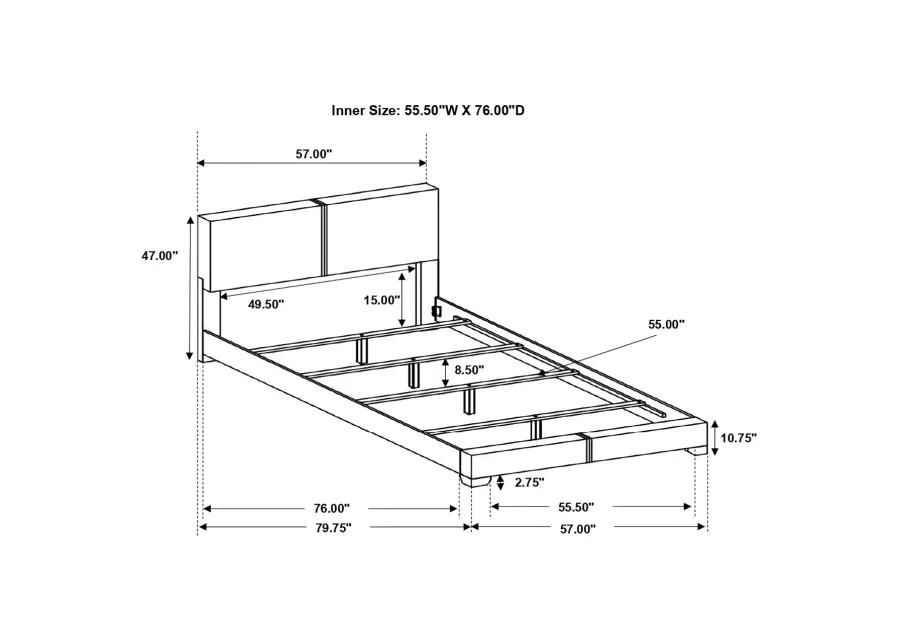 CONNER FULL UPHOLSTERED BED