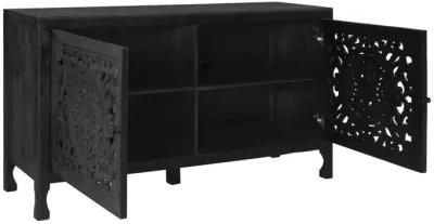 HAVEN 2 DOOR CABINET - BLACK