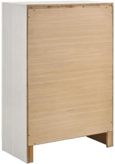 Coaster Miranda 5-Drawer Bedroom Chest White