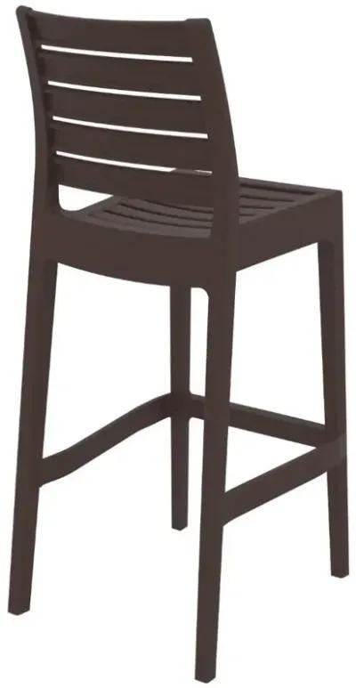 Compamia Ares Resin Bar Stool Brown