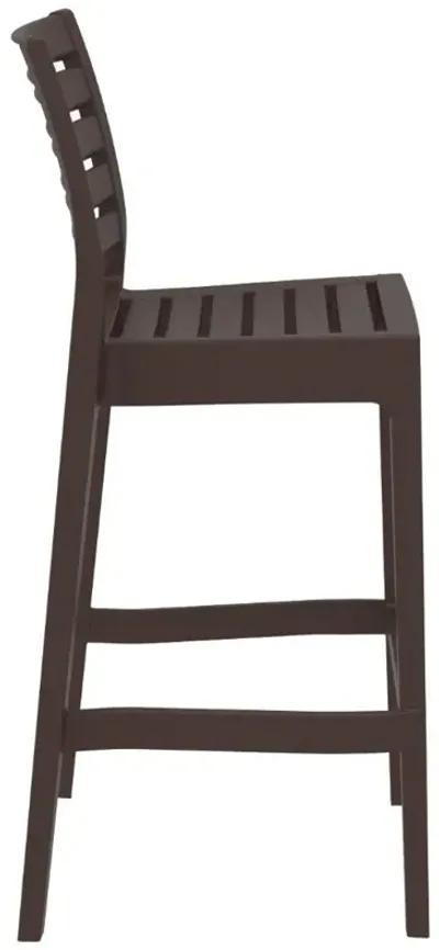 Compamia Ares Resin Bar Stool Brown