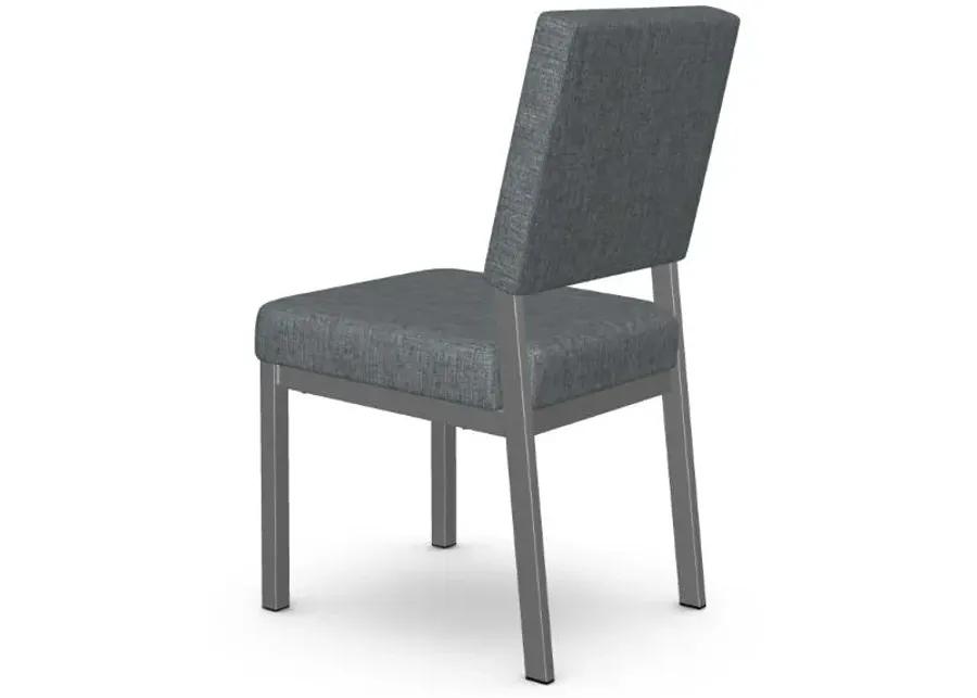 MATHILDE SIDE CHAIR - 53 METAL / KM FABRIC