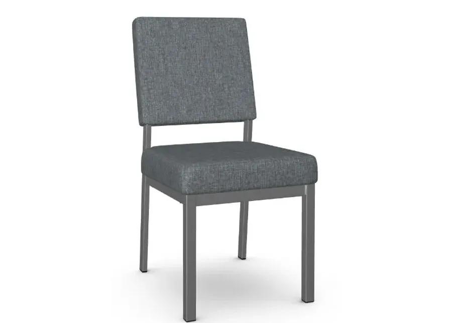 MATHILDE SIDE CHAIR - 53 METAL / KM FABRIC