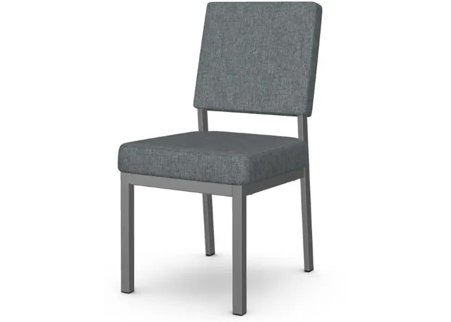 MATHILDE SIDE CHAIR - 53 METAL / KM FABRIC