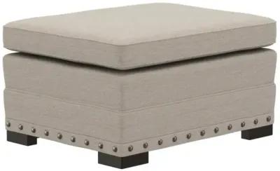 Bernhardt Cantor Fabric Ottoman