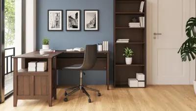 CAMIBURG 58" HOME OFFICE DESK WARM BROWN SIGNATURE DESIGN