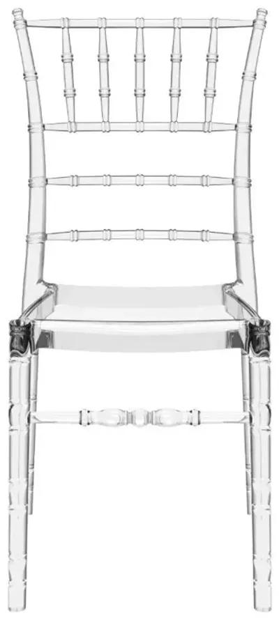 Compamia Chiavari Polycarbonate Dining Chair Transparent Clear