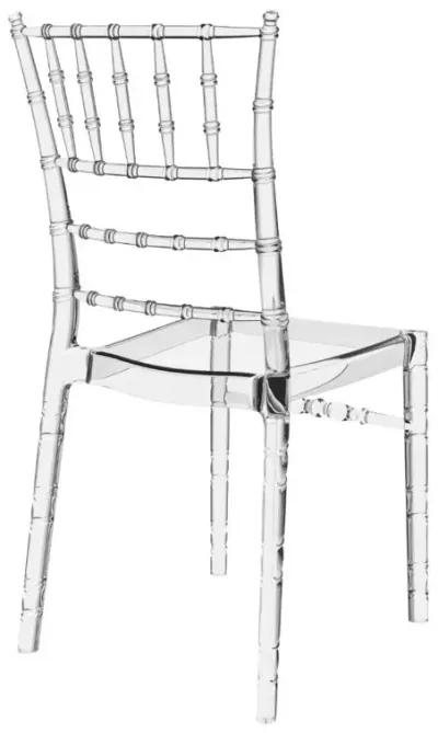 Compamia Chiavari Polycarbonate Dining Chair Transparent Clear