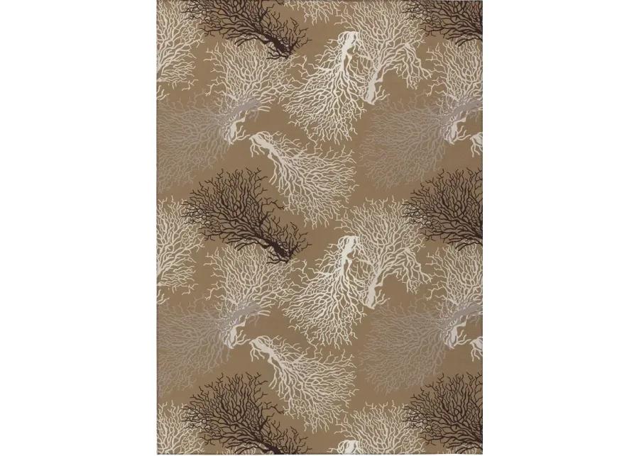 SEABREEZE TAUPE 5'X8' AREA RUG