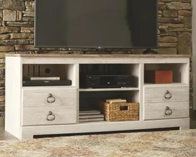 Ashley 64 Inch Willowton TV Stand Whitewash