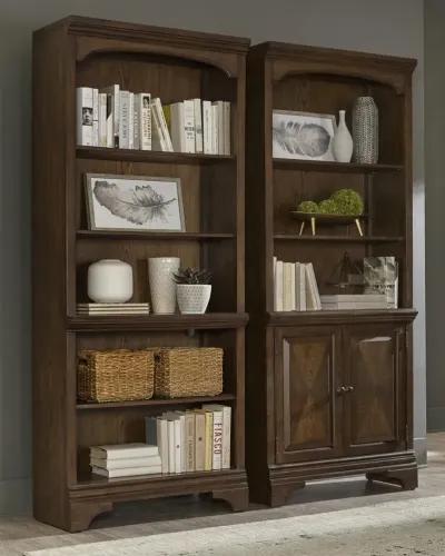 Coaster Hartshill 78 Inch 5-Shelf Bookcase Burnished Oak