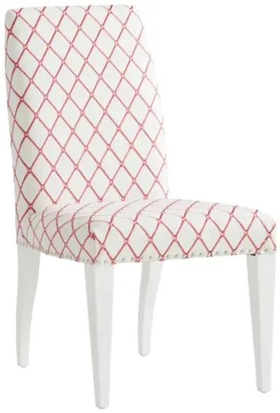 Avondole by Lexington Darien Upholstered Side Chair with White Legs