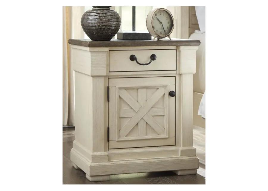 BOLANBURG NIGHTSTAND TWO-TONE SIGNATURE DESIGN