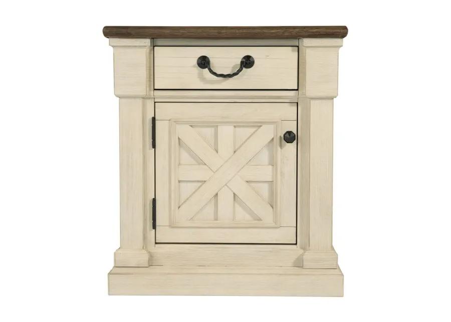 BOLANBURG NIGHTSTAND TWO-TONE SIGNATURE DESIGN