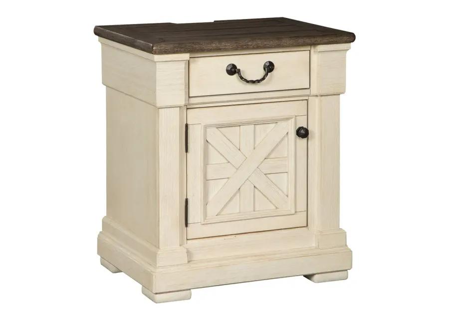 BOLANBURG NIGHTSTAND TWO-TONE SIGNATURE DESIGN