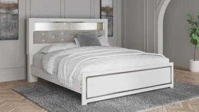 Ashley Altyra White King Panel Bookcase Bed