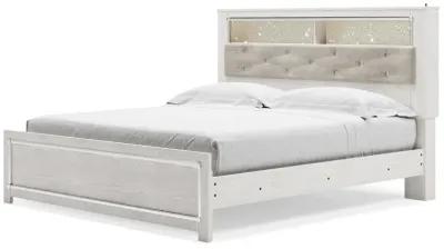 Ashley Altyra White King Panel Bookcase Bed