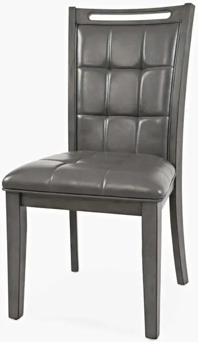 Jofran Manchester Upholstered Chair Grey