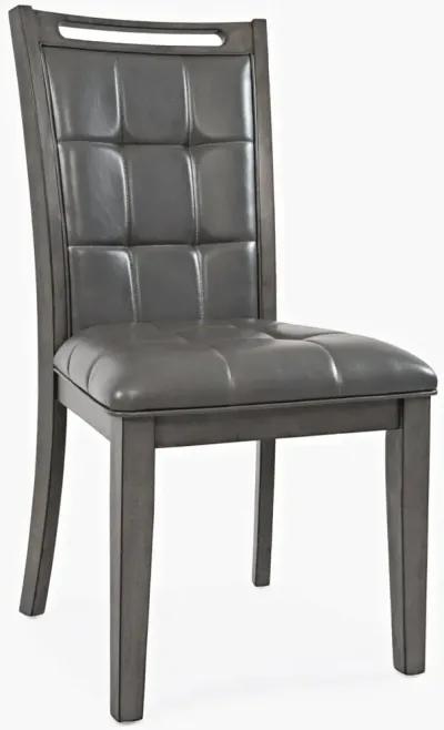 Jofran Manchester Upholstered Chair Grey