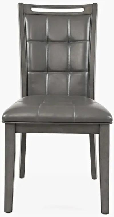 Jofran Manchester Upholstered Chair Grey