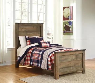 Ashley Trinell Rustic Brown Twin Panel Bed