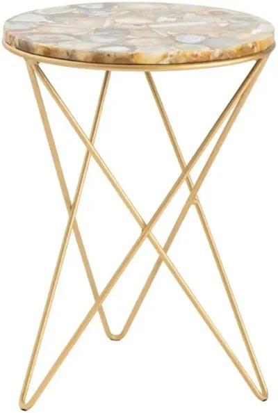 OLIVIA GOLD ACCENT TABLE