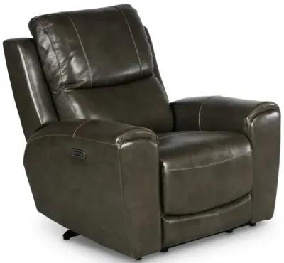 Laurel Grey Dual-Power Recliner Chair