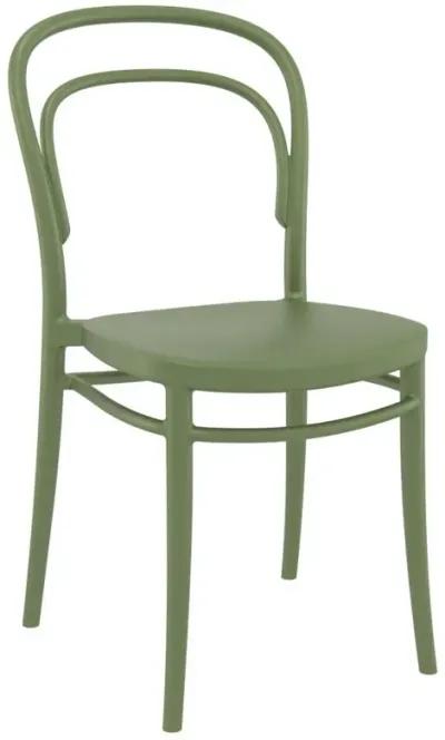 Compamia Marie Resin Outdoor Patio Chair Olive Green