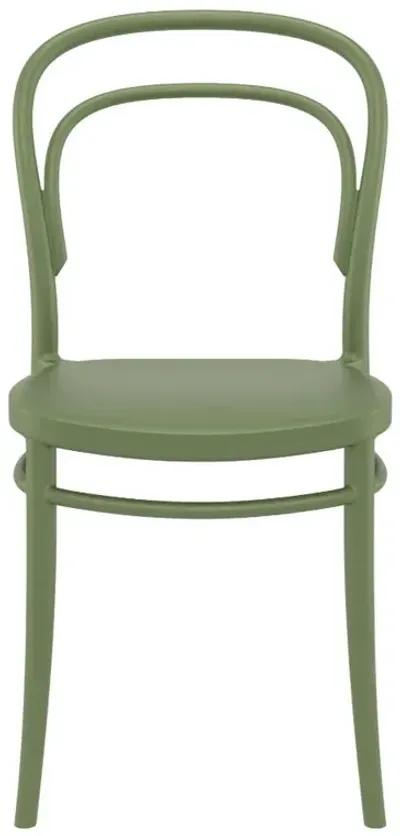 Compamia Marie Resin Outdoor Patio Chair Olive Green