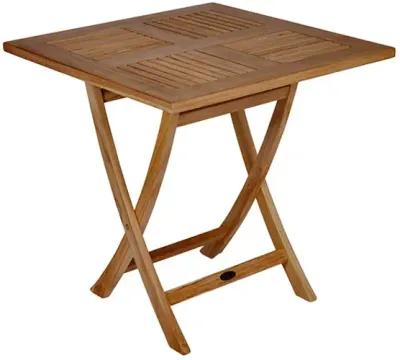 Royal Teak Medium Sailor Outdoor Square Folding Table