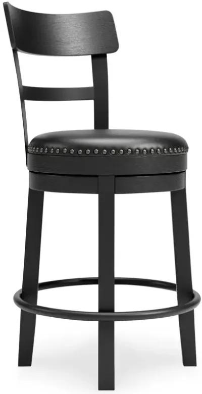 Ashley Valebeck Black Counter-Height Bar Stool