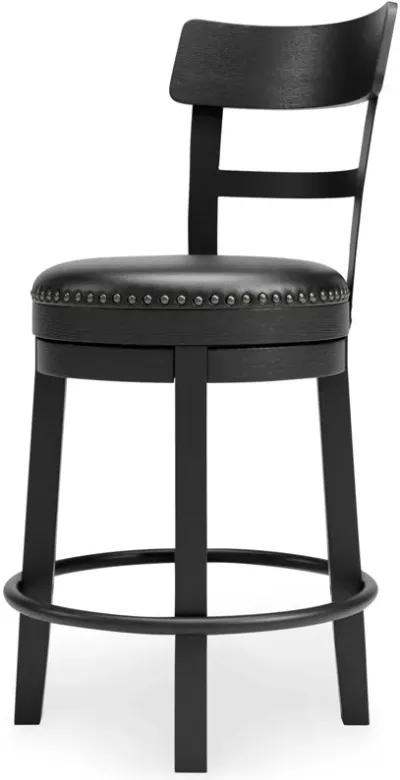 Ashley Valebeck Black Counter-Height Bar Stool