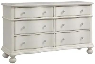 American Woodcrafters Rodanthe Bureau in Dove White